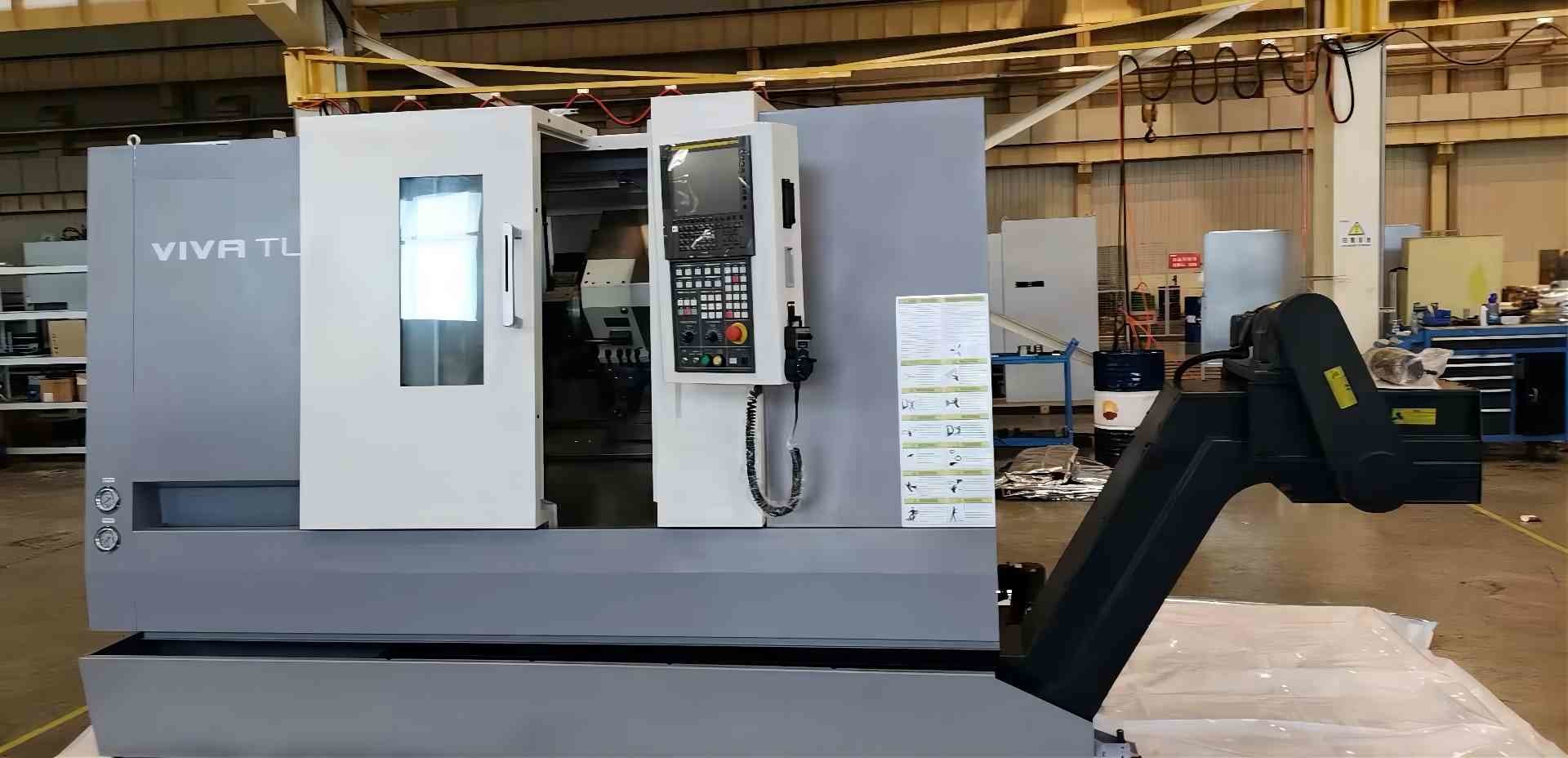 High Precision Slant Bed CNC Lathe VIVA TURN T2 500 Taiwan Syntec FANUC