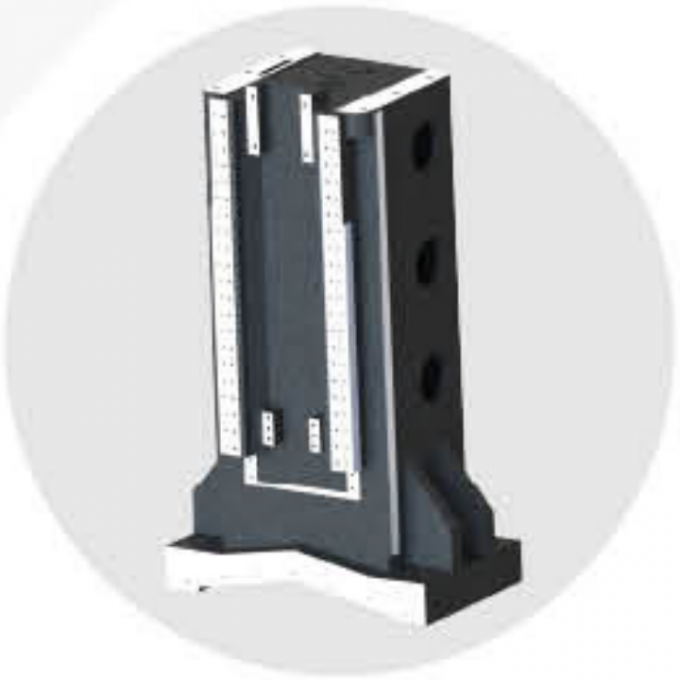 4 Axis Drilling Tapping Center DTC500 CNC Vertical Processing FANUC CNC Milling Machine 2