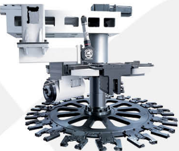 Heavy Duty CNC Vertical Lathe VTC125100Q/H High Rigid Hard Rail SMTCL CNC Vertical Turning Lathe 9