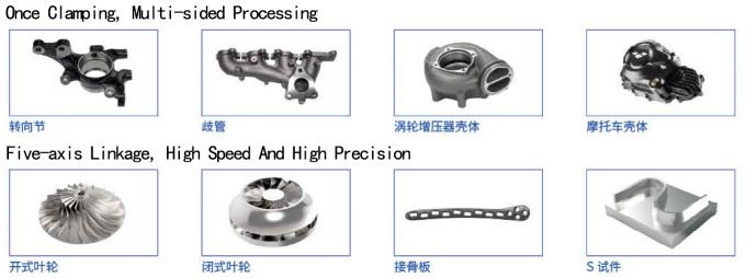 VMU50H Five-axis Machining Center Five Axis Linkage Table Size 500mm Vertical Machining Center 4