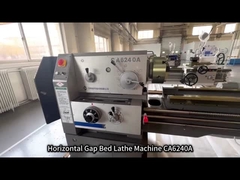 SMTCL Horizontal Manual Lathe CA6140 1000mm Gap Bed Manual Lathe Machine