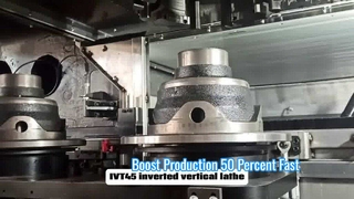 Automated Production Line IVT45 Automobile Bearing Processing Inverted Vertical CNC Lathe