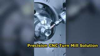 High Precision Dual Spindle CNC Turn Mill Machine
