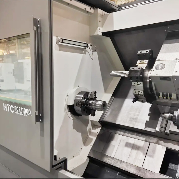 Slant Bed CNC Metal Turning Center HTC63n Fanuc Heavy Duty Horizontal CNC Lathe Machine