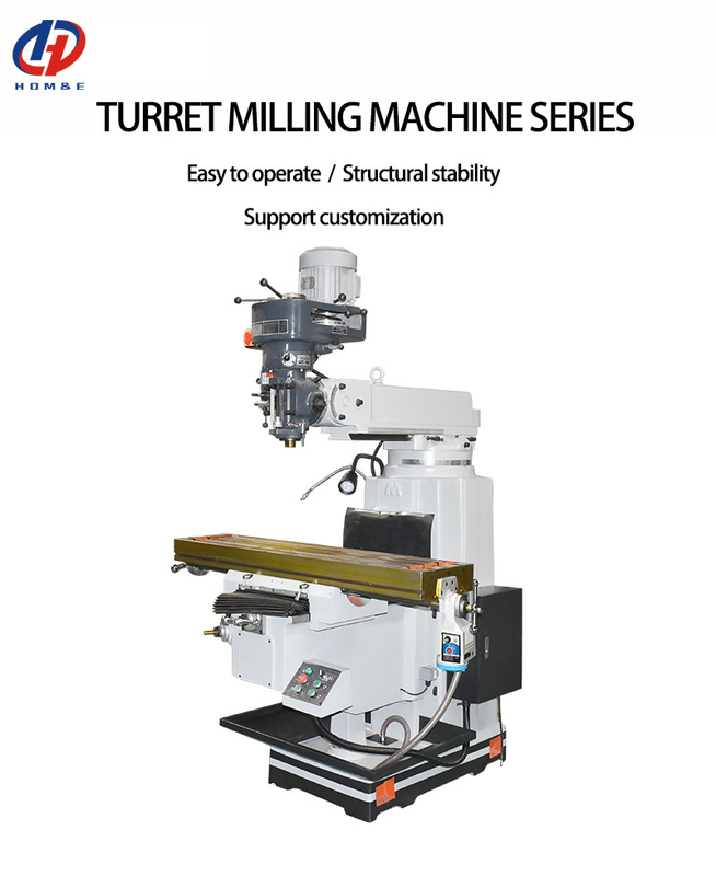 Turret Vertical Milling Machine 5H Milling Head Table Size 1370x305 Turret Milling Machine