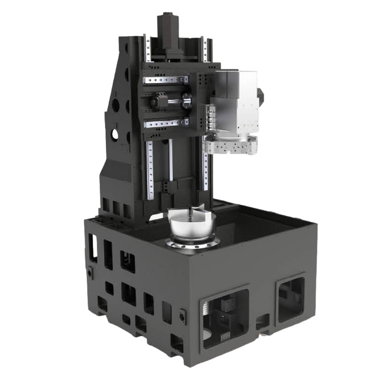 High Cost Performance T6 CNC Machining Lathe Metal Turning Center SMTCL Vertical CNC Lathe