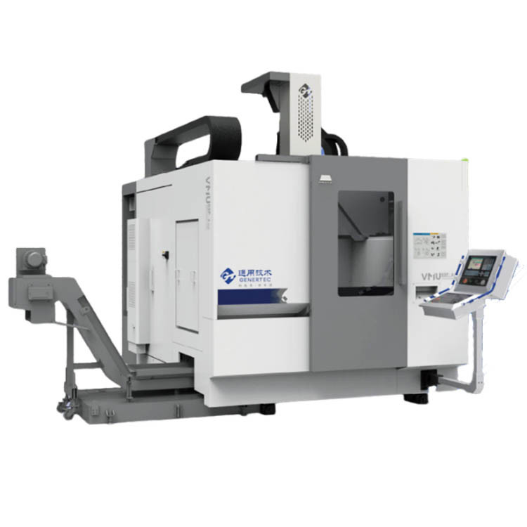 SMTCL 5 Axis Vertical Machining Center VMU80P Artificial Mineral Cast Stone Bed Column Machining Center