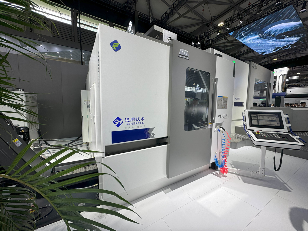 SMTCL 5 Axis Vertical Machining Center VMU80P Artificial Mineral Cast Stone Bed Column Machining Center