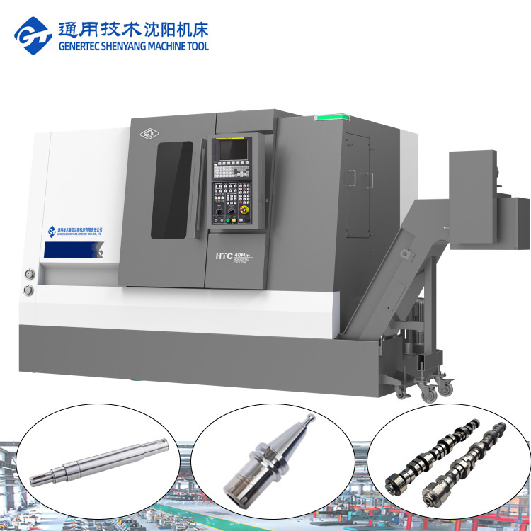 Horizontal CNC Lathe HTC40H/500 Automobile Mandrels Motor Shafts Gear Shafts Processing CNC Lathe