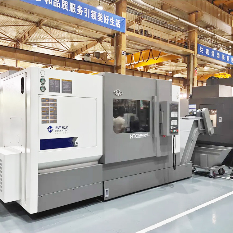 Heavy Duty Hard Rail SMTCL CNC Lathe HTC50P 3 Axis CNC Milling With Live Tools CNC Lathe