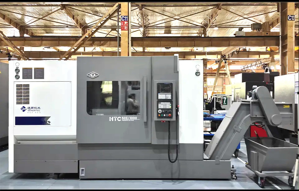 Heavy Duty Hard Rail SMTCL CNC Lathe HTC50P 3 Axis CNC Milling With Live Tools CNC Lathe