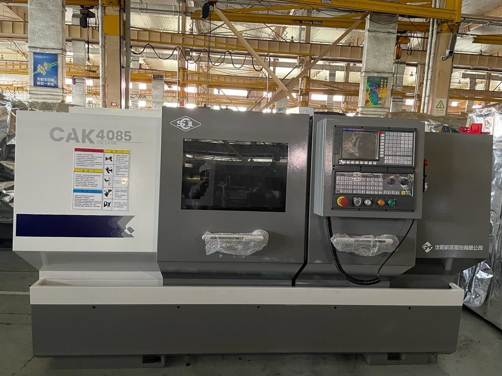 CNC Lathe CAK4085 Torno CNC Turning Machine Metal Lathe SMTCL Flat Bed CNC Lathe