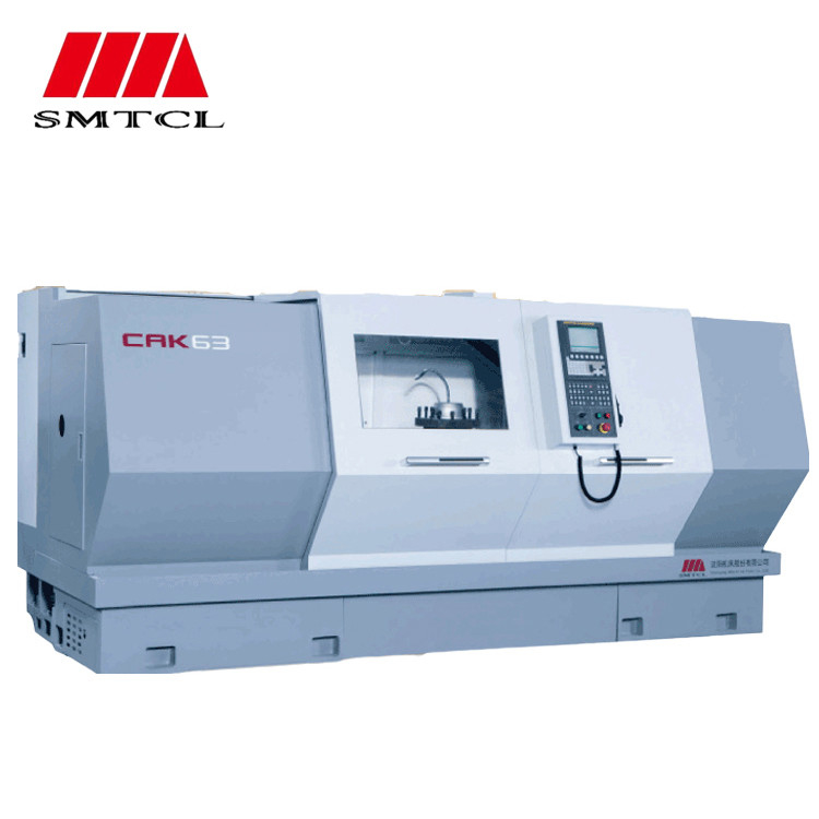 SMTCL Heavy Duty Large Metal CNC Lathe Machine CAK63135 Horizontal Flat Bed CNC Lathe