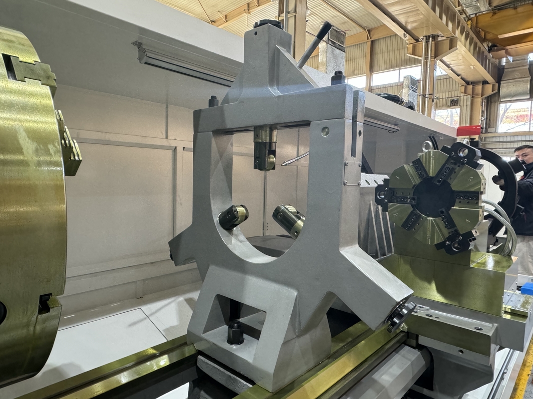 SMTCL Heavy Duty Horizontal Flat Bed CNC Lathe CAK80 Series Large Metal Lathe Machine