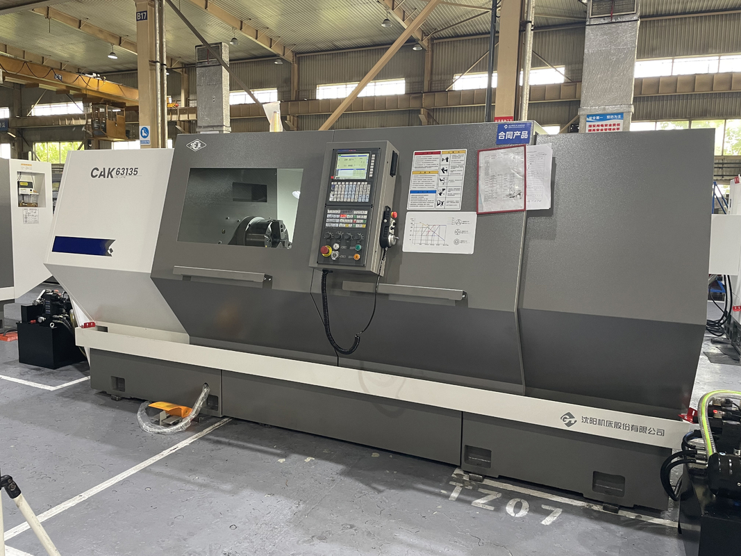 SMTCL Heavy Duty Large Metal CNC Lathe Machine CAK63135 Horizontal Flat Bed CNC Lathe