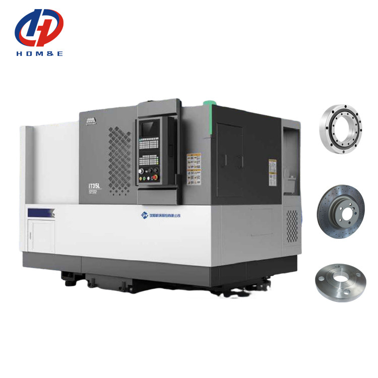 Horizontal CNC Lathe IT35L Horizontal 8 Station Servo Turret FANUC Drive SMTCL Slant Bed CNC Lathe