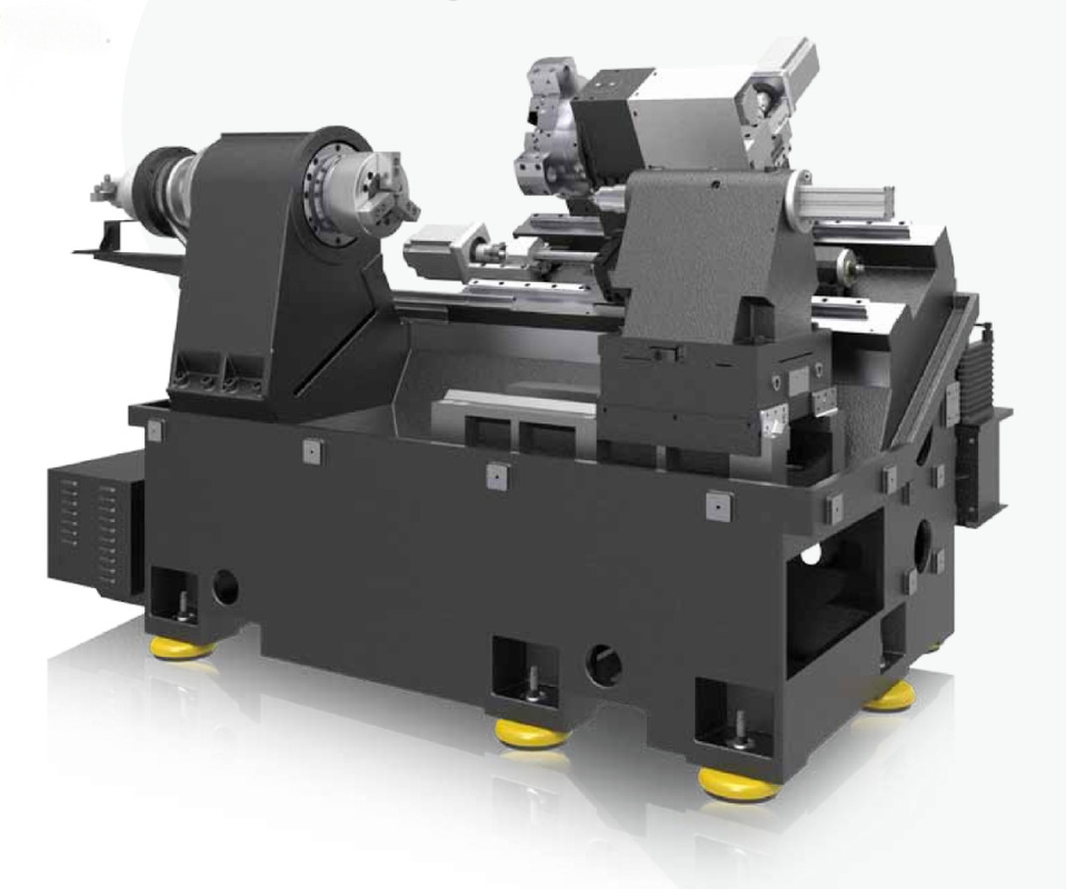 CNC Lathe HTC40E High Precision CNC Horizontal Lathe 30 Degree Slant Bed CNC Turning Lathe