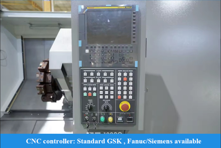 SMTCL CNC Lathe Small Size Parts Processing T5.1-500Q Precision Metal CNC Slant Bed Lathe