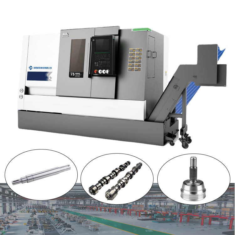 CNC Lathe T5.2-1000Q Turning And Milling Combo Y Axis Type Turning Center SMTCL Slant Bed CNC Lathe