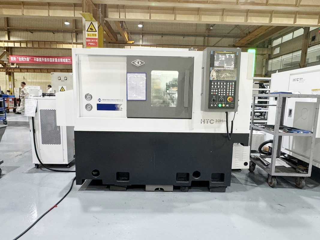 Horizontal Turning Center HTC30Hm Horizontal 12-station Power Turret CNC Turning Lathe Machine