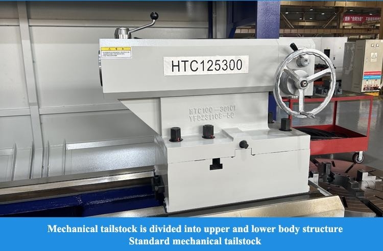 SMTCL Heavy CNC Lathe 5000mm HTC125500 Horizontal Flat Bed CNC Heavy Turning Lathe