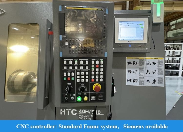 Hard Rail CNC Lathe HTC40S High Rigidity Large Span A2-8 Spindle Speed 4000r/min SMTCL Slant Bed CNC Lathe