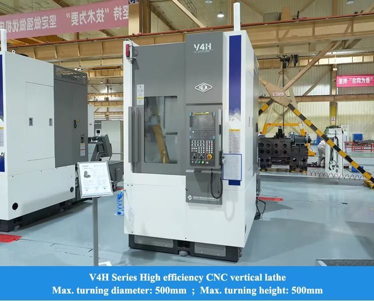 SMTCL Vertical CNC Lathe V4H CNC Vertical Milling Machine Vertical Lathe Milling Machine Combo