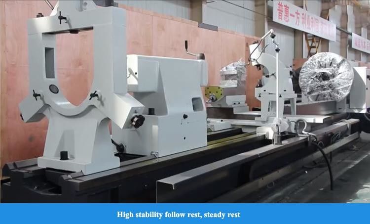 Large Manual Lathe CW61160D Max Swing Diameter Over Bed 1640mm A2-15 Spindle Heavy Duty Lathe