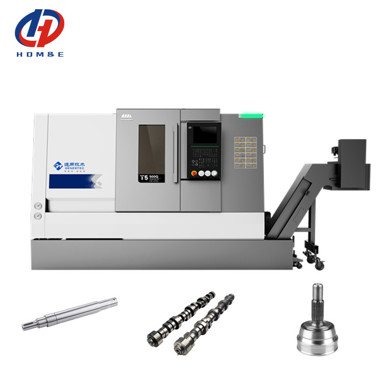 CNC Lathe T5.2-500Q Large Size Shaft Cutting BMT55 SMTCL Slant Bed CNC Lathe With Y Axis