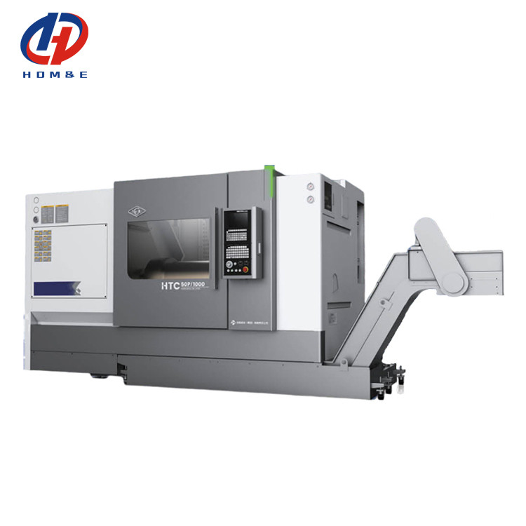 Universal CNC Horizontal Lathe HTC50Q High Torque Spindle SMTCL Heavy Slant Bed CNC Lathe