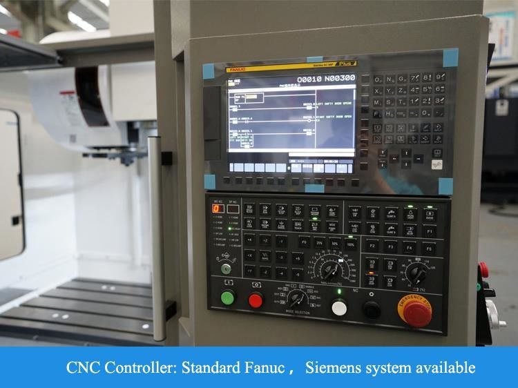SMTCL 10000rpm FANUC 3 Axis Vertical Machining Center VMC850Q 4 Axis CNC Milling Machine With Turntable