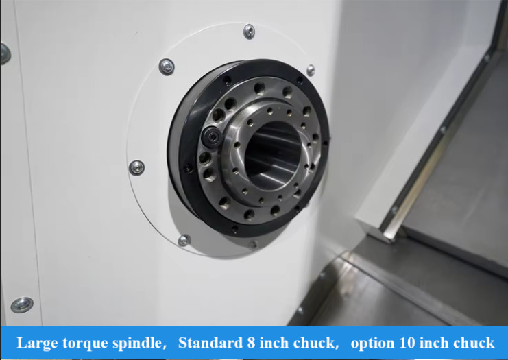 SMTCL Horizontal Slant Bed CNC Lathe Machine T5-100Q Metal Milling CNC Turning Center