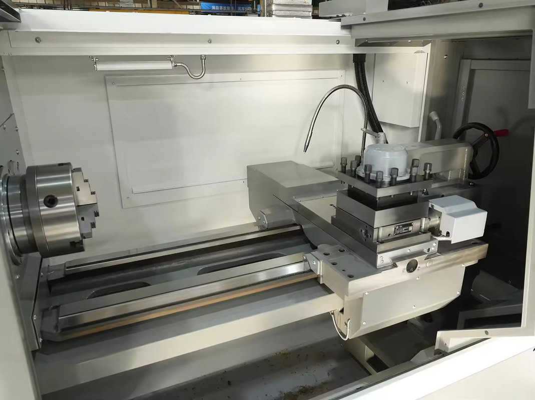 CNC Lathe CAK63285 Flat bed CNC Lathe Machine 4 stations turret with Servo Motor