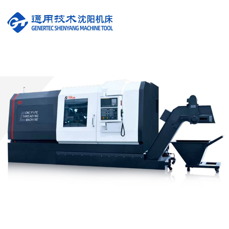 Efficient-type CNC Threading Lathe S34 Petroleum Pipe Casing Pipe And Drill Pipe Machining