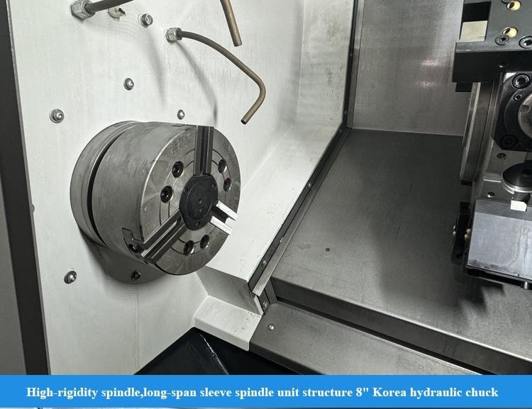 Horizontal Turning Center HTC30Hm Horizontal 12-station Power Turret CNC Turning Lathe Machine