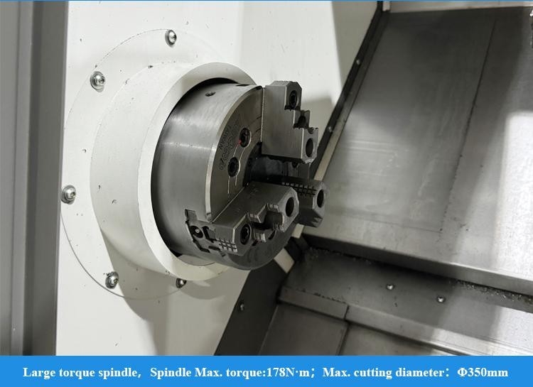 CNC Turning Center HTC40Hm Long-span Sleeve Spindle BMT55 Servo Power Turret CNC Turning Center With Y Axis