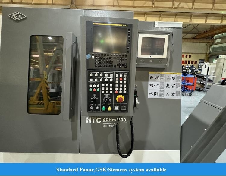 CNC Turning Center HTC40Hm Long-span Sleeve Spindle BMT55 Servo Power Turret CNC Turning Center With Y Axis