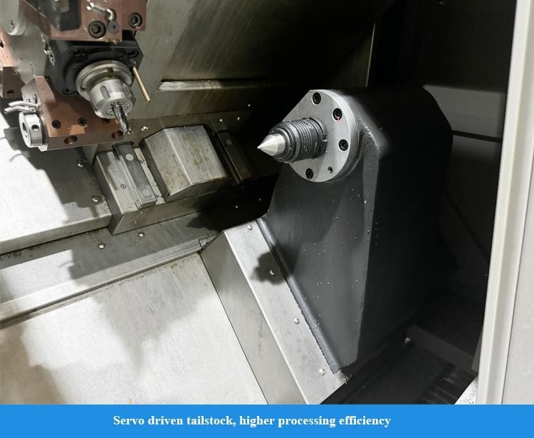 CNC Turning Center HTC40Hm Long-span Sleeve Spindle BMT55 Servo Power Turret CNC Turning Center With Y Axis