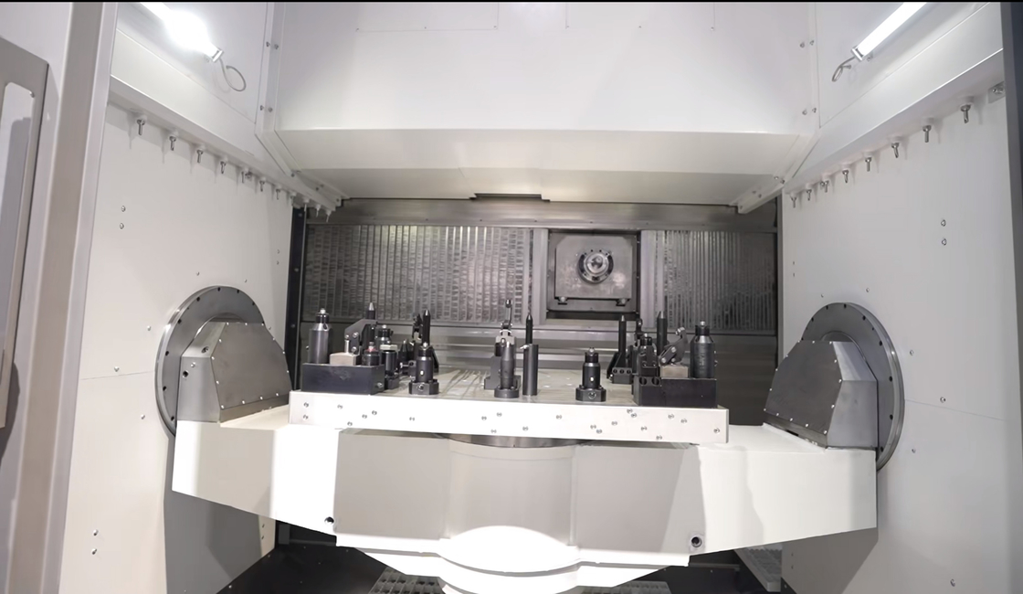 SMTCL 5 Axis Horizontal Machining Center HMU160 X/Y/Z Rapid Traverse 100m/min High Speed Machining Center