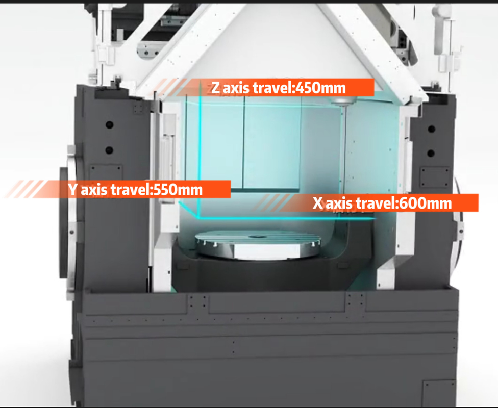 Five-axis Machining Center VMU40H Max. Allowed Loading 300kg 5 Axis Linkage Vertical Machining Center