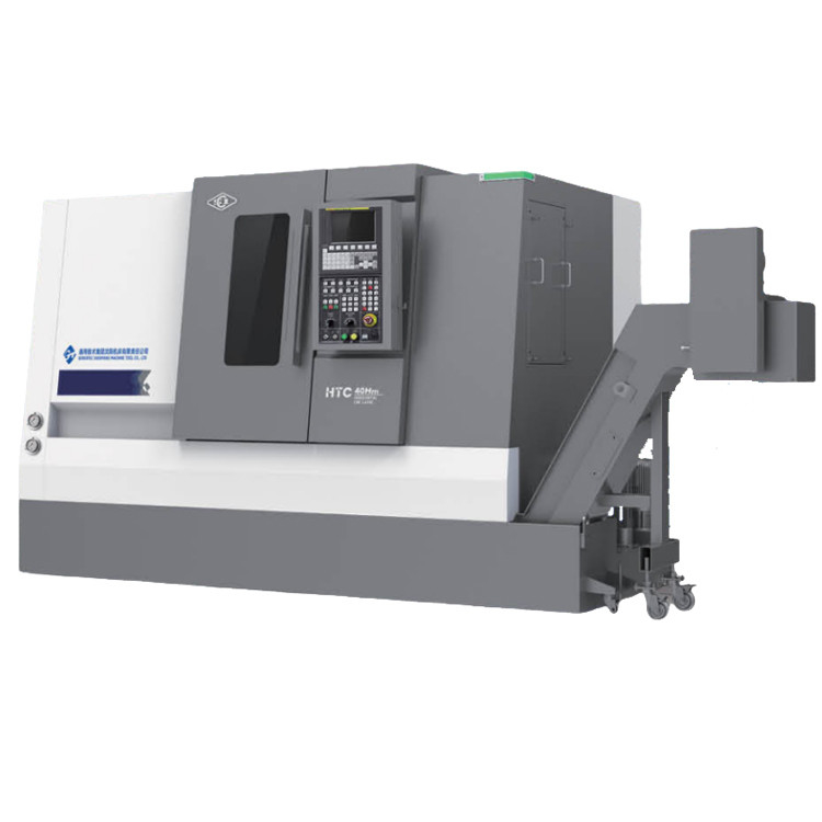 Precision CNC Lathe Large Span Spindle HTC40Q BMT55 Power Turret Slant Bed CNC Lathe With Y Axis