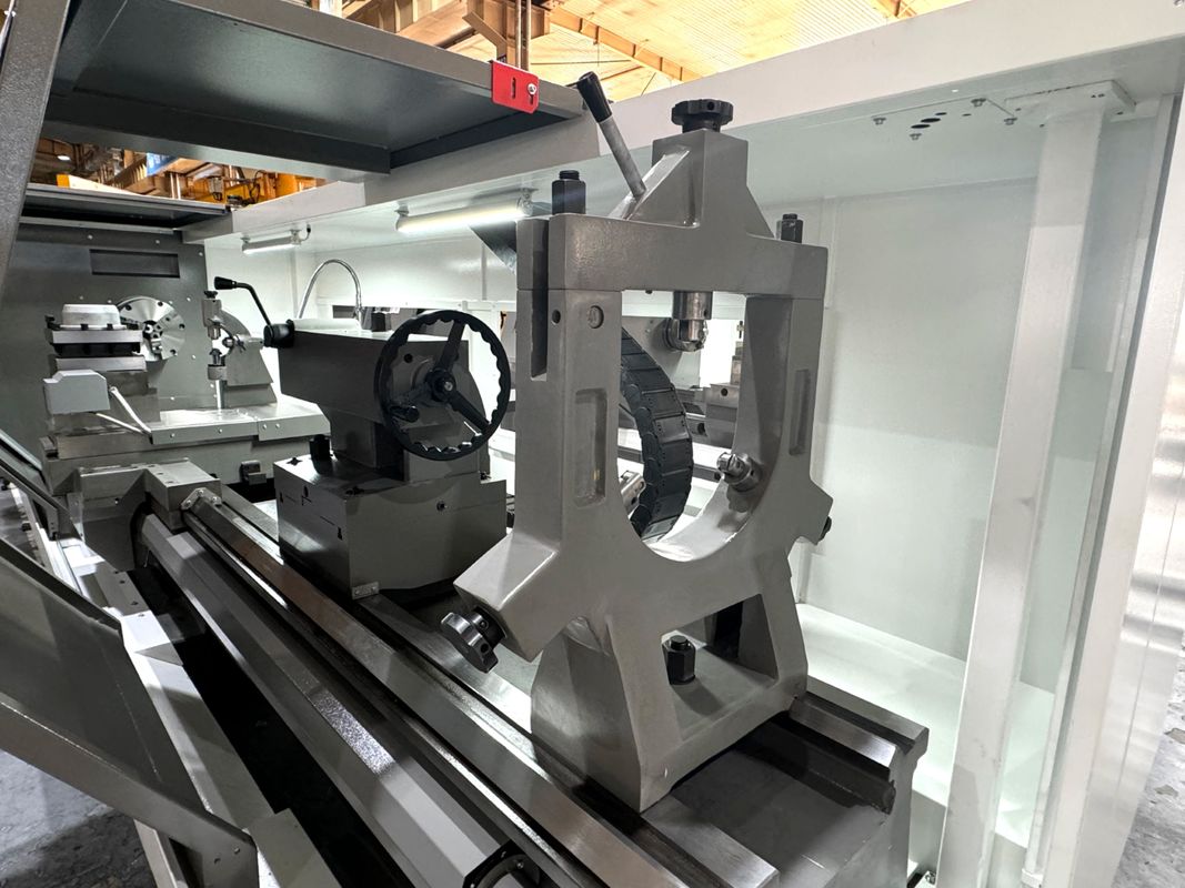 SMTCL Heavy CNC Lathe Machine Combo Big Spindle Bore CAK60135 Horizontal Flat Bed CNC Lathe