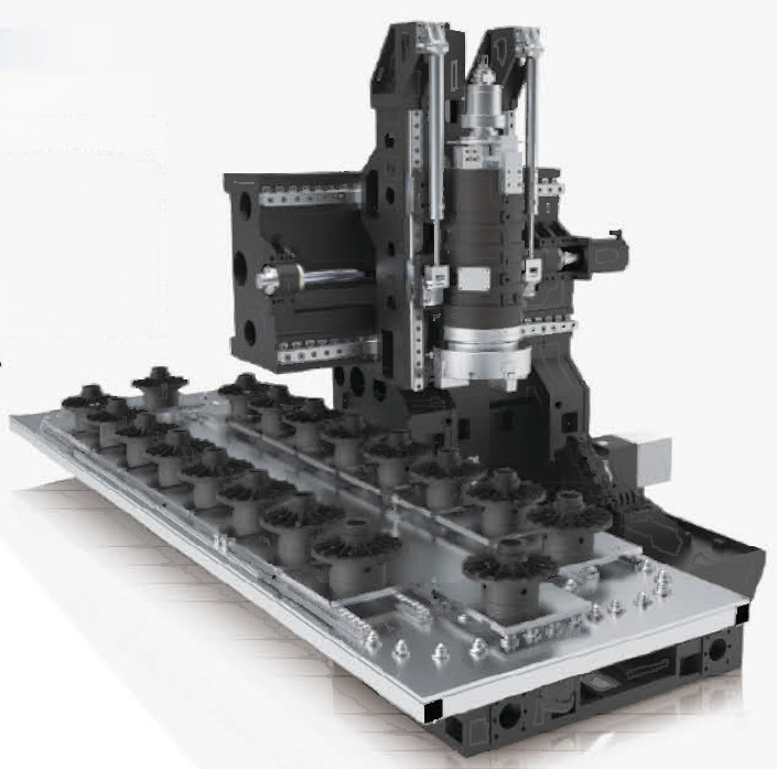 Automatic Loading and Unloading Inverted Vertical CNC Lathe IVT45 Automated Production Line
