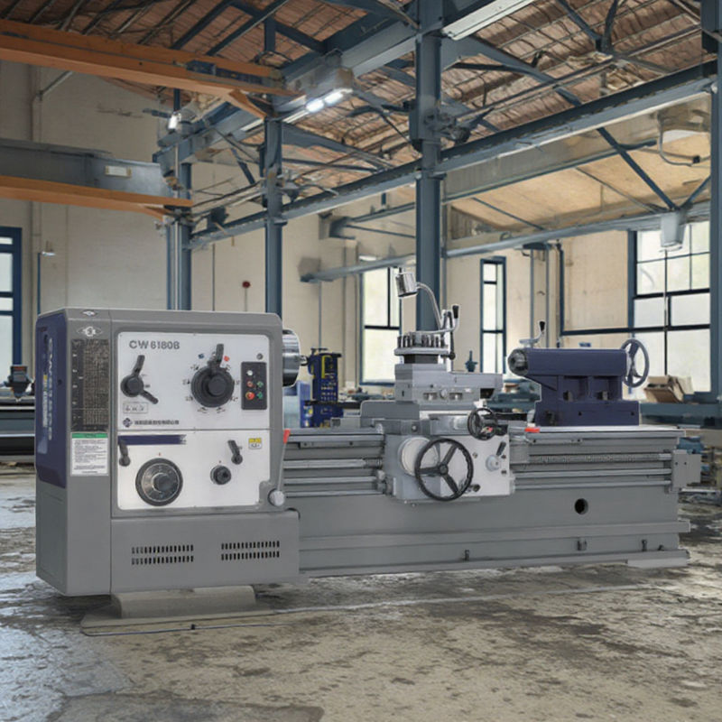 SMTCL Conventional Lathe 6 Meter Lathe Machine CW6180B Swing Diameter 800mm Metal Manual Lathe