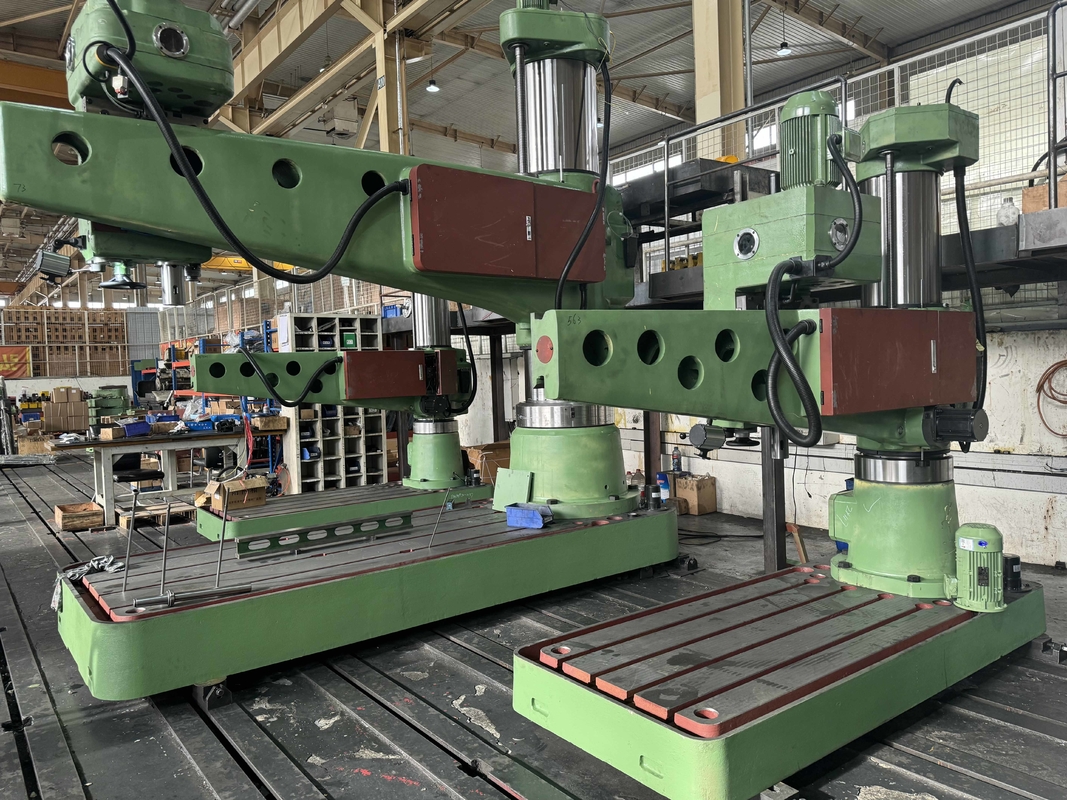 Heavy Duty Radial Drill 100mm Max Drilling 360° Rotation Z30100 Radial Arm Drill Press for Metalworking