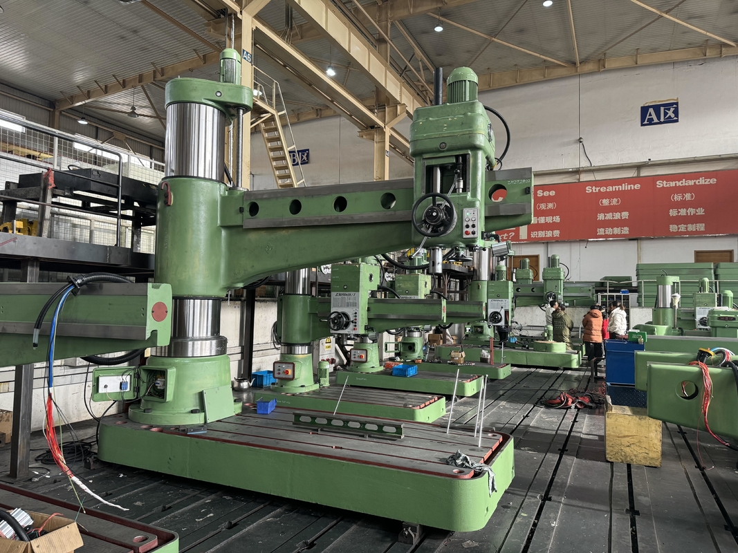 Heavy Duty Radial Drill 100mm Max Drilling 360° Rotation Z30100 Radial Arm Drill Press for Metalworking