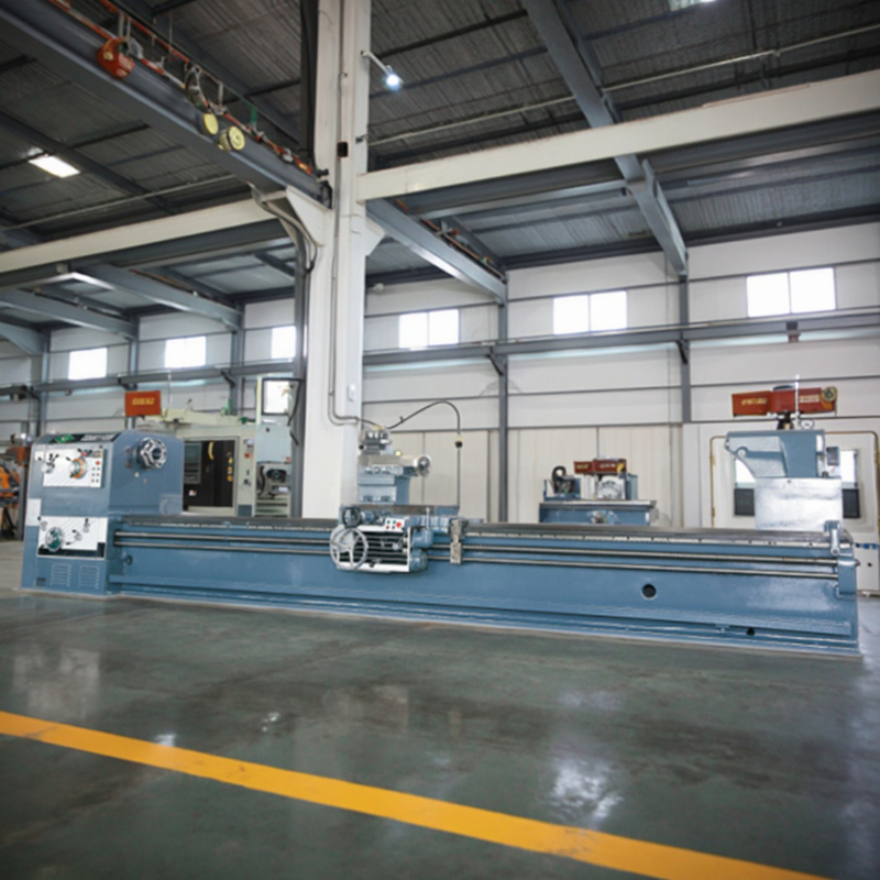 12 Meter Universal Heavy Duty Manual Lathe CW61100 Big Spindle Bore 130mm Metal Horizontal Turning Lathe