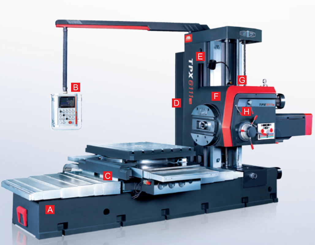 TPX6111B High Quality Universal CNC Milling Boring Machine Horizontal Boring Machine