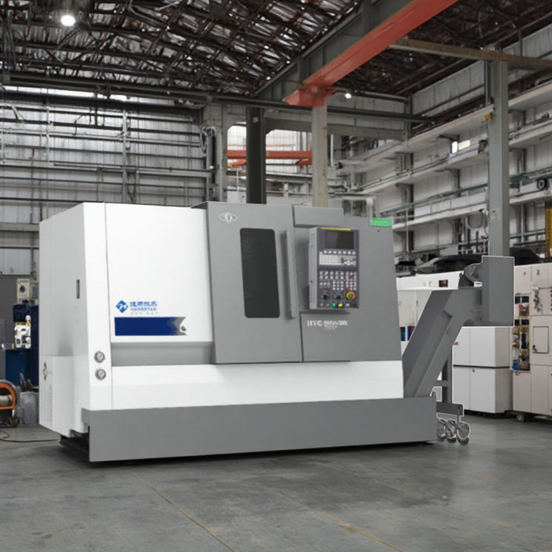 SMTCL HTC40H FANUC CNC Lathe BMT55 8-station Servo Turret Slant Bed CNC Lathe