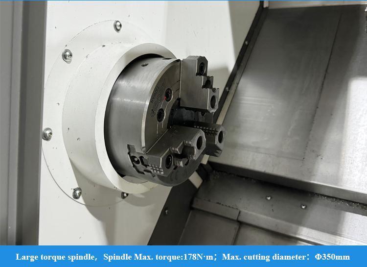 SMTCL CNC Turning Center HTC40Hm Long-span Sleeve Spindle BMT55 Servo Power Turret CNC Turning Center With Y Axis